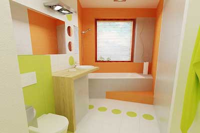 Stylish Bathroom Design Ideas for Kids 2014