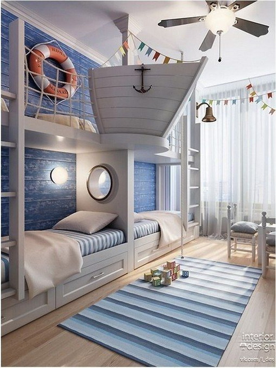 Vibrant and Lively Twin- Kids Bedroom Designs_15