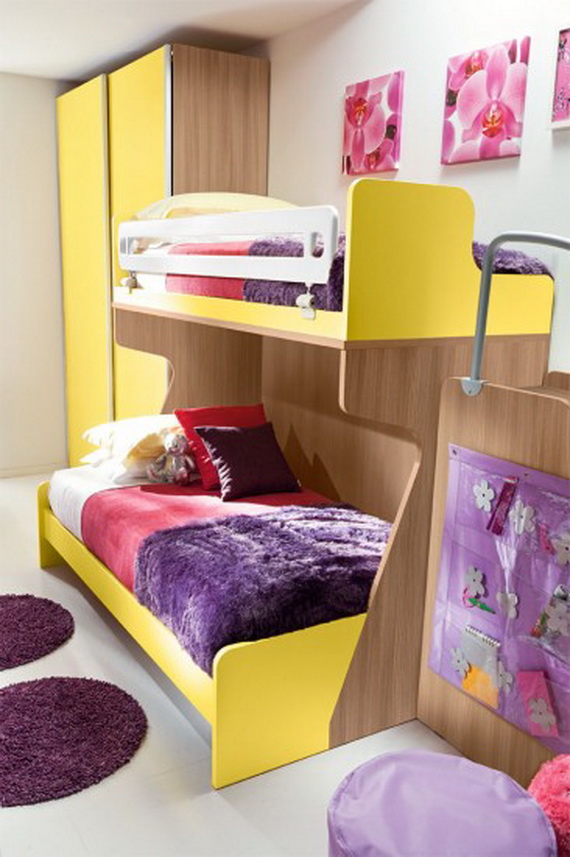 Vibrant and Lively Twin- Kids Bedroom Designs_19