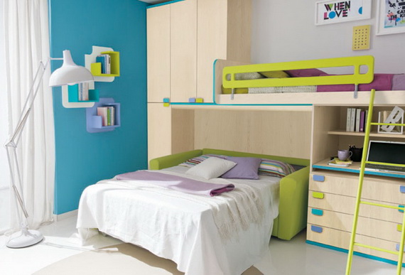 Vibrant and Lively Twin- Kids Bedroom Designs_22