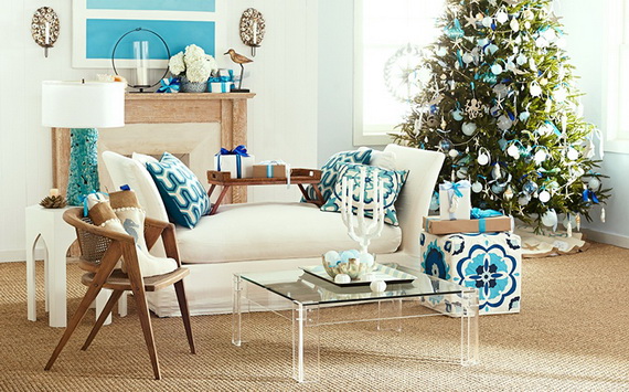 50 Magnificent Coastal-Themed Christmas Interior Decor_14