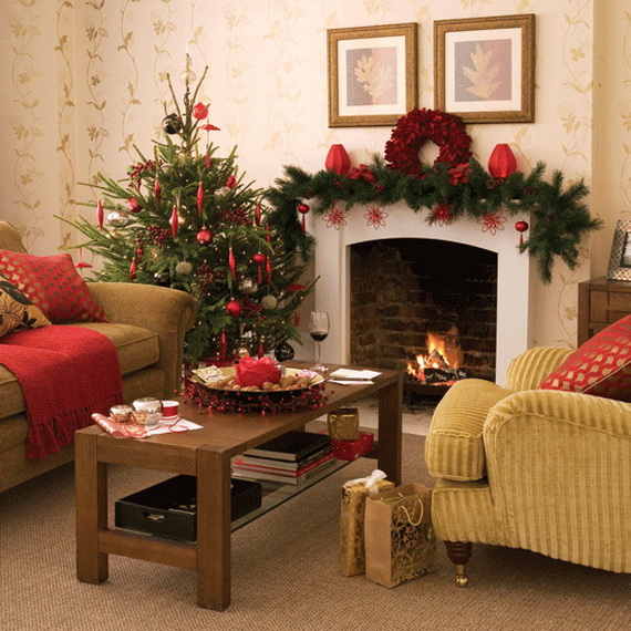 Elegant Christmas Country Living Room Decor Ideas_51