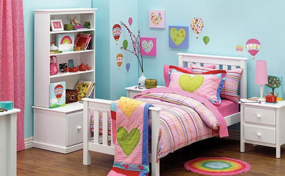 Heart Themed Interior Decor Kids Room Ideas_13