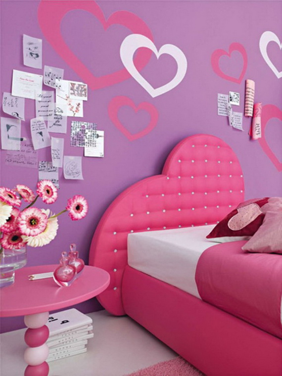 Heart Themed Interior Decor Kids Room Ideas_21