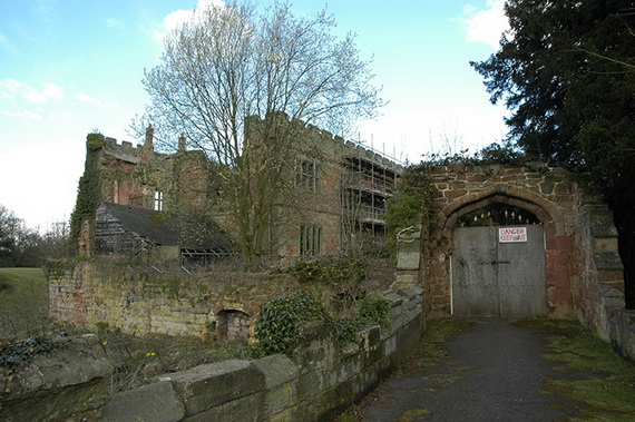Astley Castle before restoration