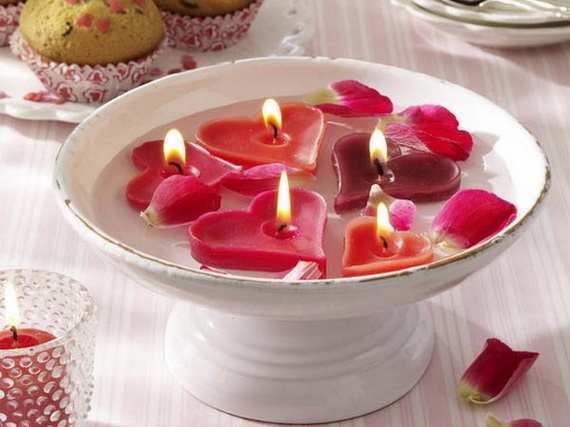 Amazing Romantic Table Centerpiece Decorating Ideas for Valentine’s Day _05