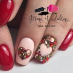 Creative Nail Art Designs for Valentine’s Day _019