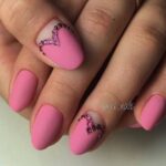 Creative Nail Art Designs for Valentine’s Day _022
