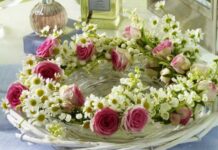 Festive wreaths for Valentine’s Day