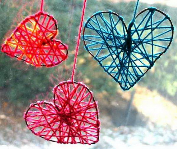 Hearts decorations-Homemade gift ideas Valentine’s Day _46