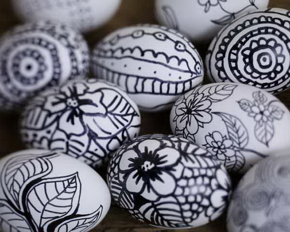 Ostern: Bemalte Eier