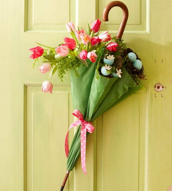 Easter and Spring Door Decoration Ideas_58
