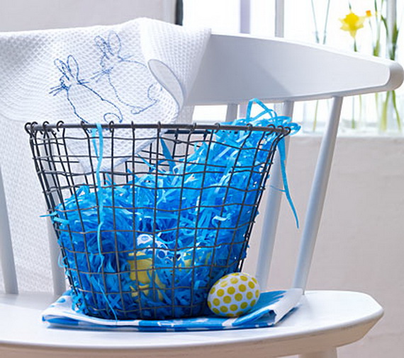 Creative Easter Ideas In Blue And White_26