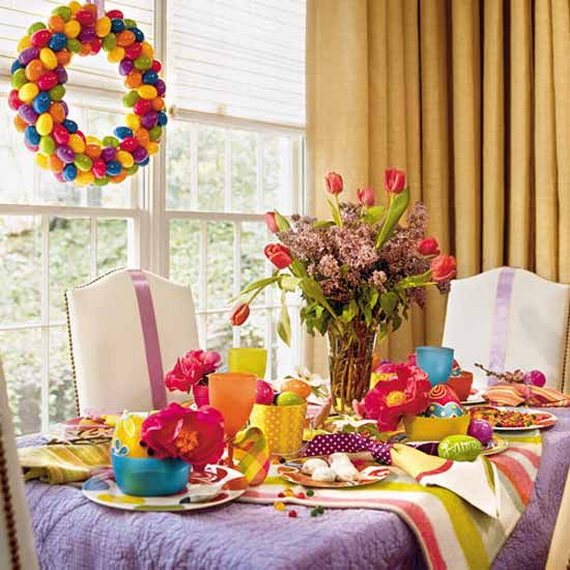 Easy Easter Centerpieces And Table Settings For Spring Holiday_31