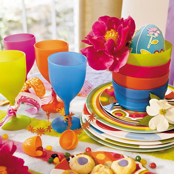 Easy Easter Centerpieces And Table Settings For Spring Holiday_42