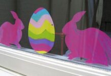 Pretty & Simple Easter Fresh Window Decoration Ideas