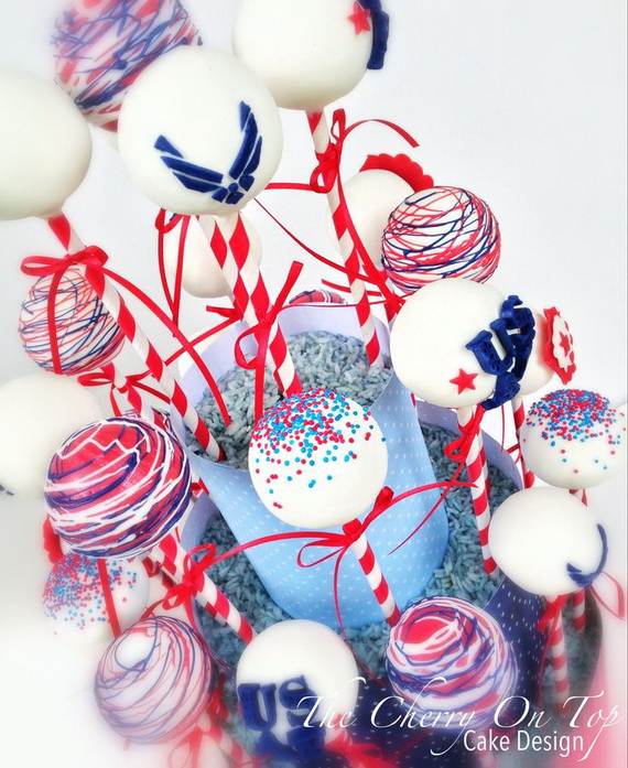 Spectacular Red, Blue, and White Cupcake Decorating Ideas (9)