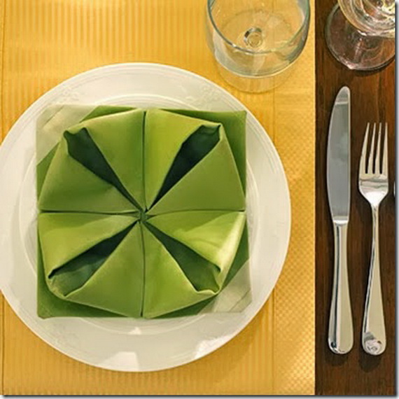 Creative Napkin Folds for Your Holiday Table (4)