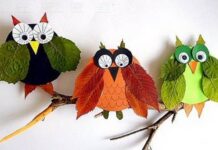 Fall Crafts With Children – Owl Handicraft For Cozy Hours