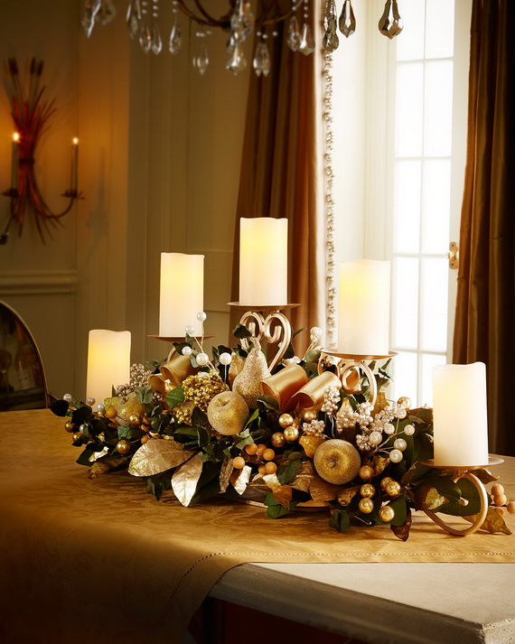 Creative Holiday In Gold Decorating Ideas_14
