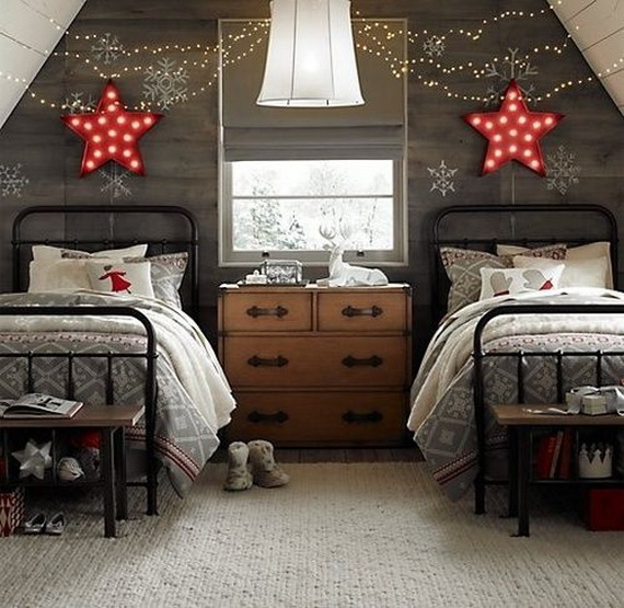Adorable Bedroom Decor Ideas For Christmas and Special Occasion _56
