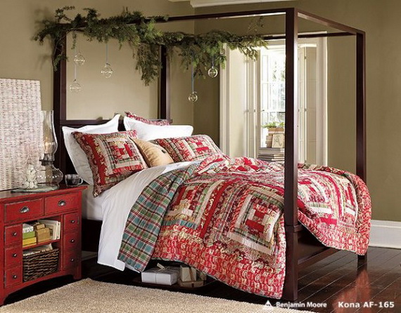 Adorable Bedroom Decor Ideas For Christmas and Special Occasion _57