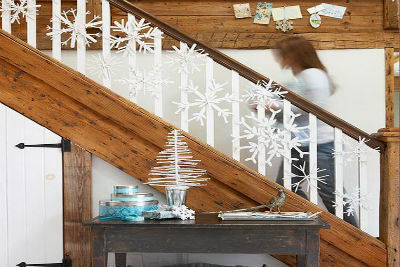 Creative Christmas Snowflake Decorating Ideas_002