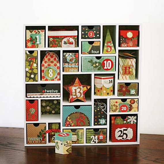 Fun Christmas Crafts With 50 Great Homemade Advent Calendars Ideas_07