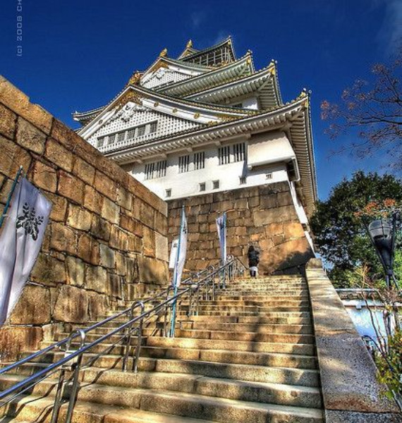 The Harmony and Beauty outside the Osaka Castle Japan (4)