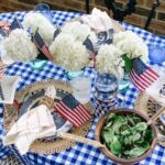 4th-of-July-Home-Decor-Blue-Gingham-tablecloth-via-@ashleybrewerinteriors