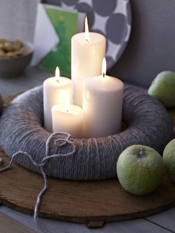 Advent wreath candles  (4)