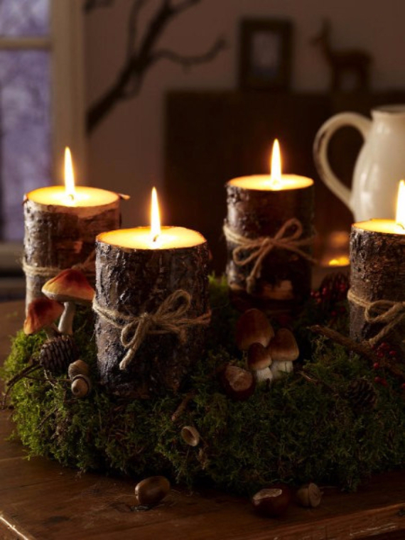 Advent wreath candles  (5)