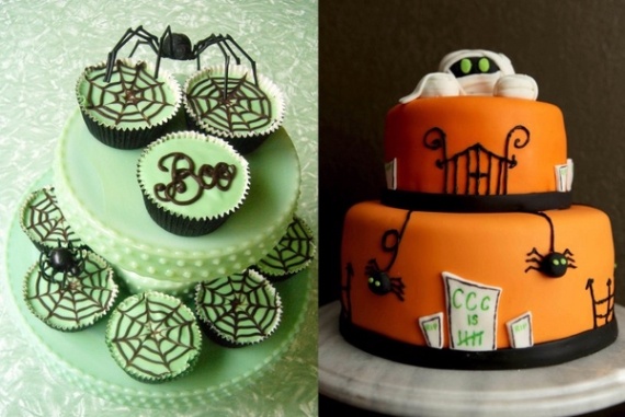 Cute & Non scary Halloween Cake Decorations  (23)