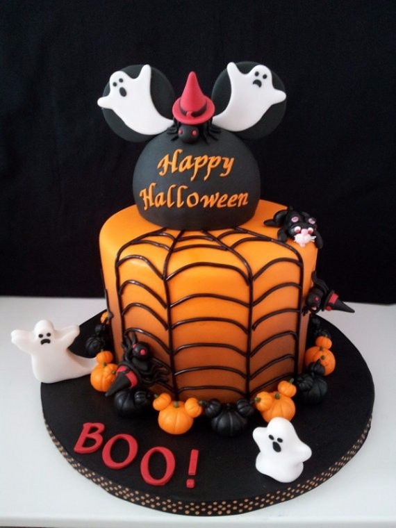 Cute & Non scary Halloween Cake Decorations (29)