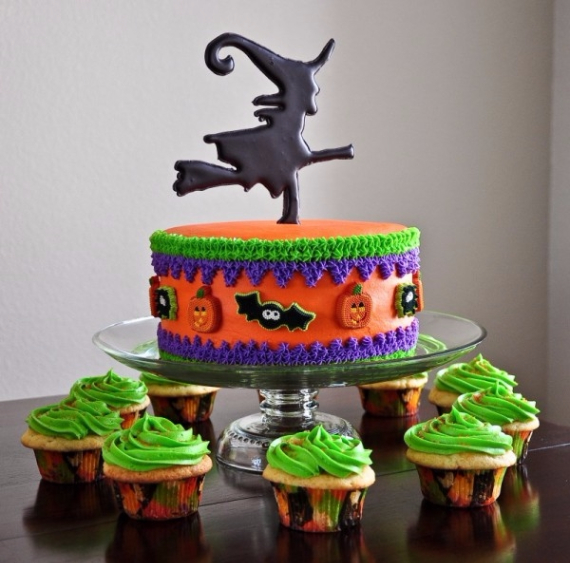 Cute & Non scary Halloween Cake Decorations (32)