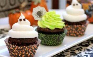 15 Very Easy Ghost Cupcake For Halloween