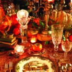 Victorian English Style Thanksgiving table