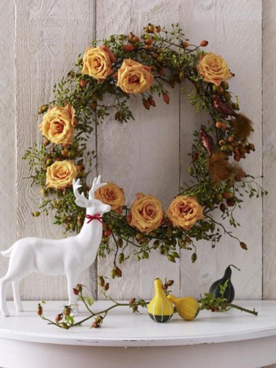 15 Amazing Fall Wreath Ideas For Autumn spirit (4)