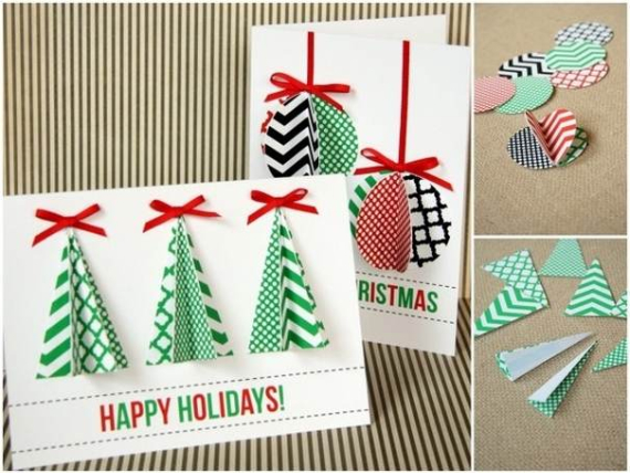 Beautiful DIY & Homemade Christmas Greeting Cards By Mail (5)
