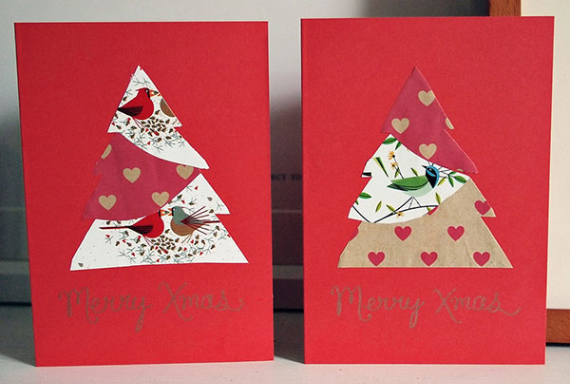 Beautiful DIY & Homemade Christmas Greeting Cards By Mail (8)