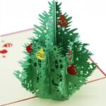 Christmas Card, 3D Pop Up Christmas Tree Greeting Cards (1)