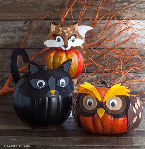 30 Handmade Halloween Pumpkin Craft Decoration Ideas (3)