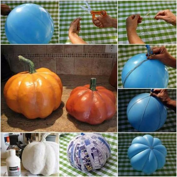 30 Handmade Halloween Pumpkin Craft Decoration Ideas