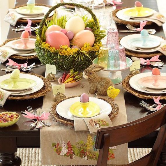 Creative Romantic Ideas for Easter Decoration For A Cozy Home (34)
