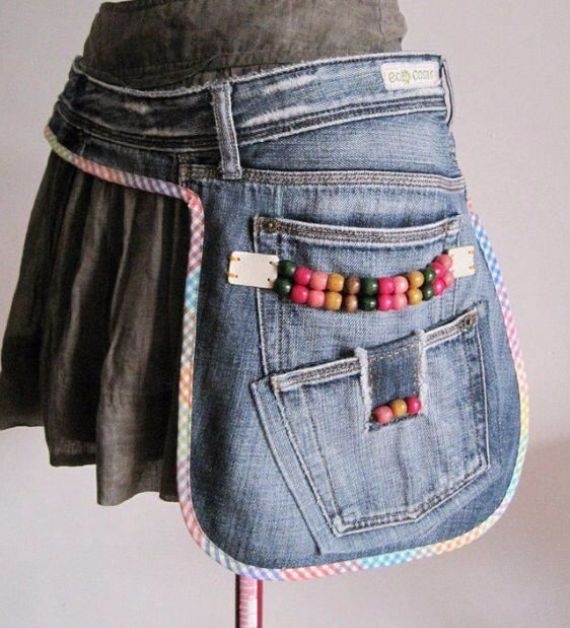 Clever Recycling Handmade Projects Ideas from Old Jeans (5a)