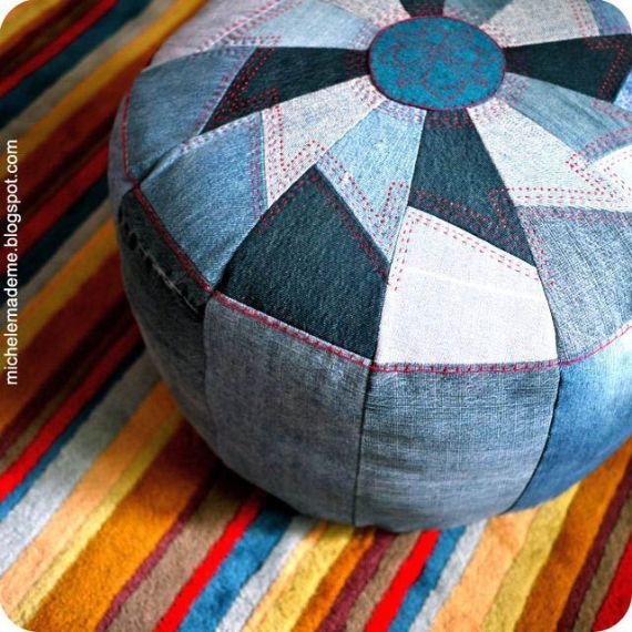 Clever Recycling Handmade Projects Ideas from Old Jeans p