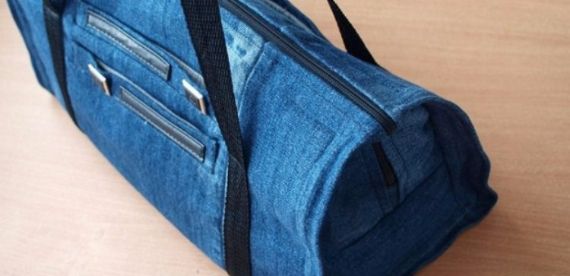 Clever Recycling Handmade Projects Ideas from Old Jeans (7)