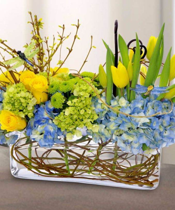 Bright and Easy Spring flower arrangement Ideas for Home D_رcor (10)