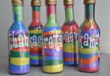 DIY Coloured Sand In A Bottle For Different Occasions