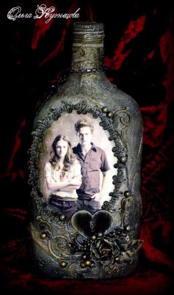 How to decorate Glass bottles with Decoupage DIY Recycle with Art